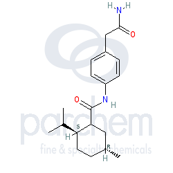 (2s,5r)-n-[4-(2-amino-2-oxoethyl)phenyl]-5-methyl-2-(propan-2-yl)cyclohexanecarboxamide distributor