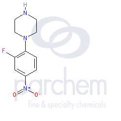 1-(2-fluoro-4-nitrophenyl)piperazine distributor cas: 154590-33-7 c10h12fn3o2 chemical structure