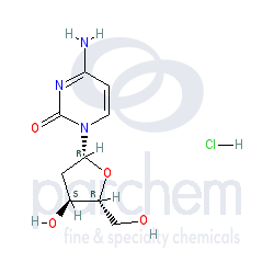 2’-deoxycytidine hydrochloride distributor cas: 3992-42-5 c9h13n3o4 · hcl chemical structure