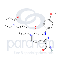 apixaban distributor cas: 503612-47-3 c25h25n5o4 chemical structure