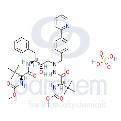 atazanavir sulfate distributor cas: 229975-97-7 c38h52n6o7.h2so4 chemical structure