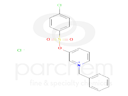 896351 896351_1-benzyl-3-4-chlorobenzene-1-sulfonyl-oxy-pyridin-1-ium-chloride.png chemical structure