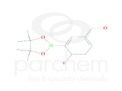 520870 520870_benzenemethanol-4-fluoro-3-4-4-5-5-tetramethyl-1-3-2-dioxaborolan-2-yl-.png chemical structure