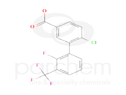 384007 384007_4-chloro-3-2-fluoro-3-trifluoromethylphenyl-benzoic-acid.png chemical structure