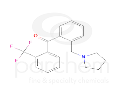 261424 1-phenyl-n-[2-(trifluoromethyl)phenyl]cyclopentane-1-carboxamide chemical structure