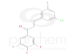 507311 1-(4-chloro-3-fluorophenyl)-3-(3,4,5-trifluorophenyl)propan-1-one chemical structure