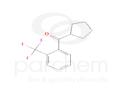 632101 cyclohexanone, 3-[4-(trifluoromethyl)phenyl]- chemical structure