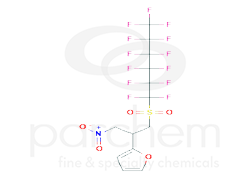 749465 2-[1-nitro-3-(1,1,2,2,3,3,4,4,5,5,6,6,6-tridecafluorohexane-1-sulfonyl)propan-2-yl]furan chemical structure