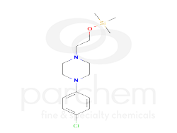 848842 1-(3-chlorophenyl)-4-{2-[(trimethylsilyl)oxy]ethyl}piperazine chemical structure