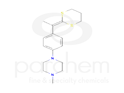 853823 1-{4-[1-(1,3-dithian-2-ylidene)ethyl]phenyl}-4-methylpiperazine chemical structure