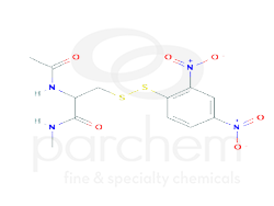 908799 n~2~-acetyl-3-[(2,4-dinitrophenyl)disulfanyl]-n-methylalaninamide chemical structure