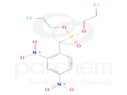910139 bis(2-chloroethyl) [(2,4-dinitrophenyl)methyl]phosphonate chemical structure