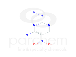 291401 291401_6-hydrazinyl-5-nitropyrimidin-4-amine.png chemical structure