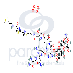 bleomycin sulfate distributor cas: 11056-06-7 c55h84n17o21 chemical structure