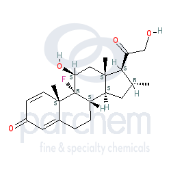 desoximetasone distributor cas: 382-67-2 c24h40n8o4 chemical structure