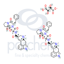 ergotamine tartrate distributor cas: 379-79-3 c33h35n5o5)2, c4h6o6 chemical structure