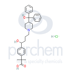 fexofenadine hydrochloride distributor cas: 83799-24-0 c32-h39-n-o4.cl-h chemical structure