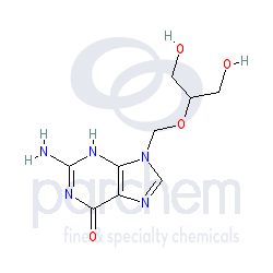 ganciclovir distributor cas: 82410-32-0 c15h21n3o3s chemical structure