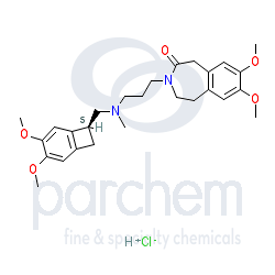 ivabradine hydrochloride distributor cas: 148849-67-6 c27-h36-n2-o5.cl-h chemical structure