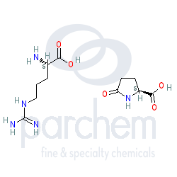 l-arginine-l-pyroglutamate distributor cas: 56265-06-6 c11h21n5o5 chemical structure