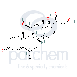 methylprednisolone distributor cas: 83-43-2 c29h38fn3o3 chemical structure