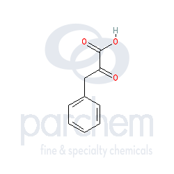 phenyl pyruvic acid distributor cas: 156-06-9 c9h8o3 chemical structure