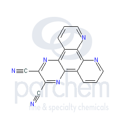 pyrazino[2,3-f][1,10]phenanthroline-2,3-dicarbonitrile distributor cas: 215611-93-1 c16h6n6 chemical structure