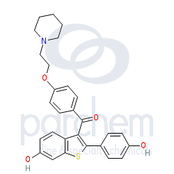 raloxifene distributor cas: 84449-90-1 c16h23brn2o3 chemical structure