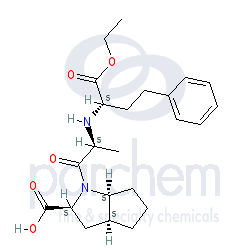 ramipril distributor cas: 87333-19-5 c33h40n2o9 chemical structure