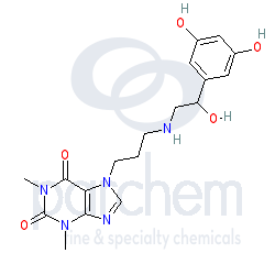 reproterol distributorc18h23n5o5 chemical structure