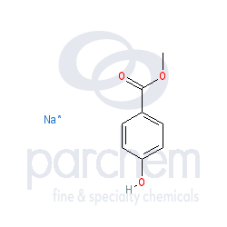 sodium methyl p-hydroxybenzoate distributorc8h7o3na chemical structure