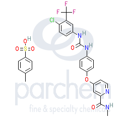 sorafenib tosylate distributor cas: 475207-59-1 c21h16n4o3 chemical structure