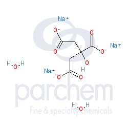 trisodium citrate dihydrate distributor cas: 6132-04-3 c6h5na3o7.2h2o chemical structure