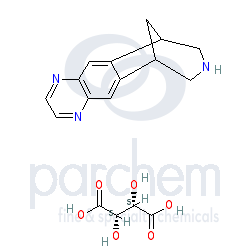 varenicline tartrate distributor cas: 375815-87-5 c13-h13-n3.c4-h6-o6 chemical structure