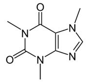 Caffeine molecular structure