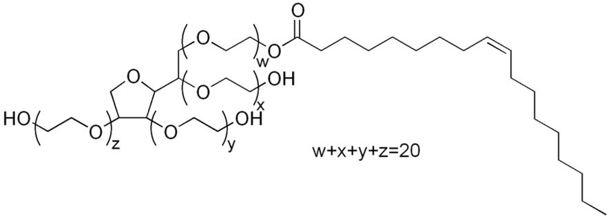 Polysorbate 80 Molecular Structure