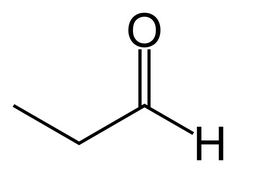 Propionaldehyde Molecular Structure